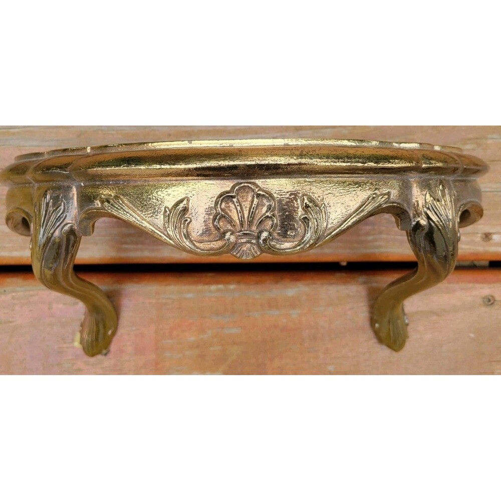 Vintage Burwood Ornate Gold Rococo Wall Shelf Hollywood Regency 13” 1980's HOMCO